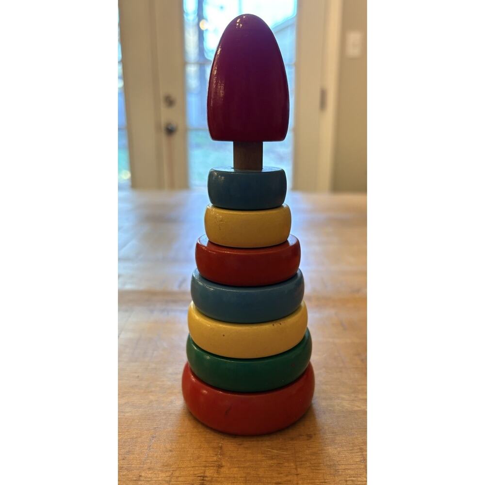 Vintage BRIO Stackable Wood Toy Sweden